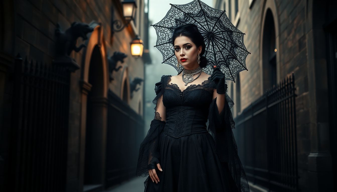 Gothic style là gì? Thời trang ĐEN TỐI ma mị quyến rũ 2024