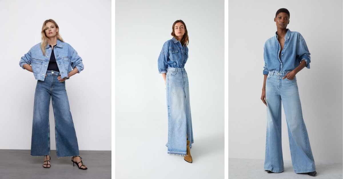 các kiểu dáng áo sơ mi denim