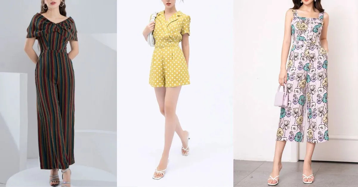 jumpsuit phong cách đa dạng