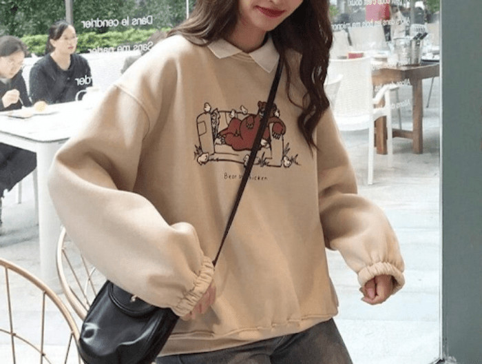 Phối cùng sweater