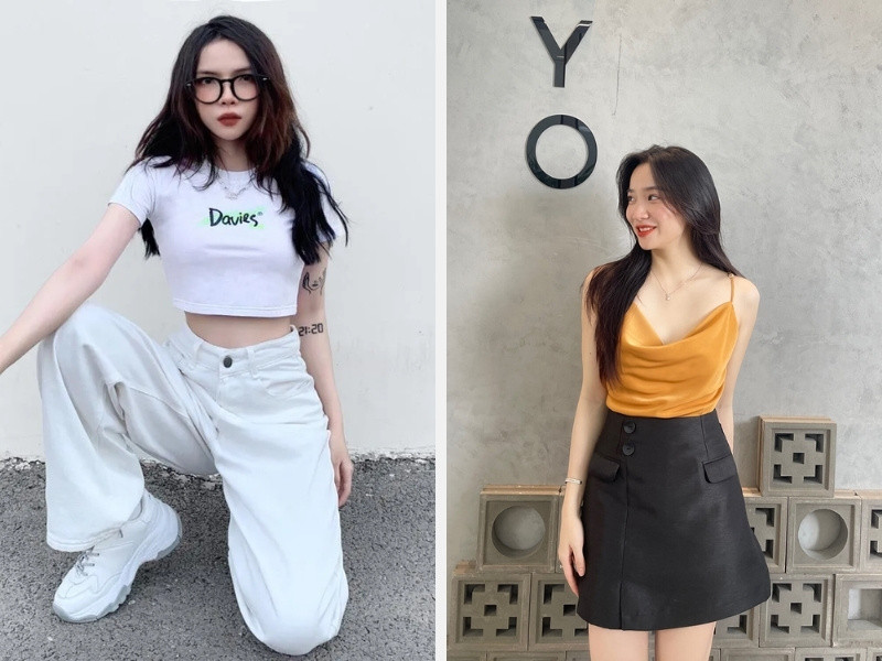 Áo croptop nữ