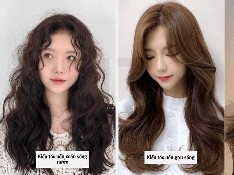 Kiểu tóc uốn sóng nước