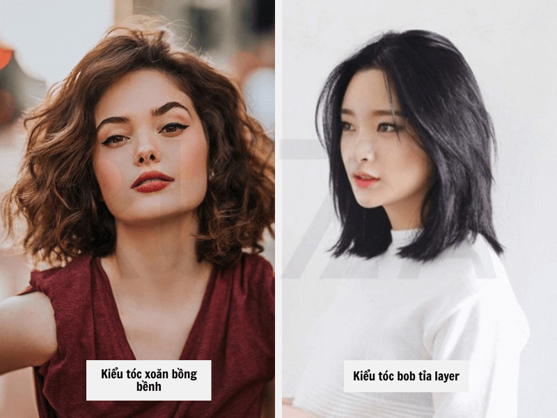 Kiểu tóc xoăn bồng bềnh