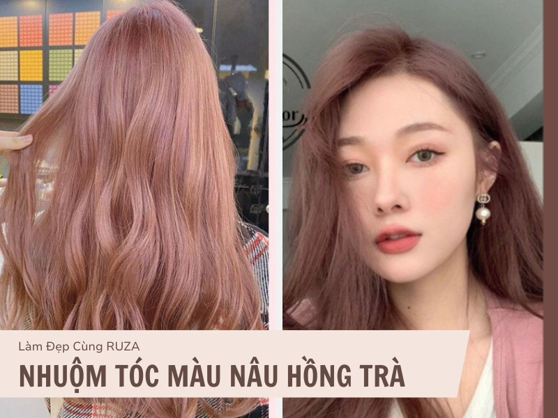 Nhuộm Tóc Màu Nâu Hồng: Xu Hướng Thời Trang Được Yêu Thích Nhất