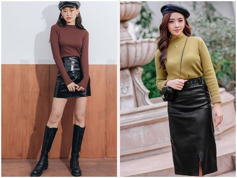 Phối áo thun tay dài - áo cổ lưng