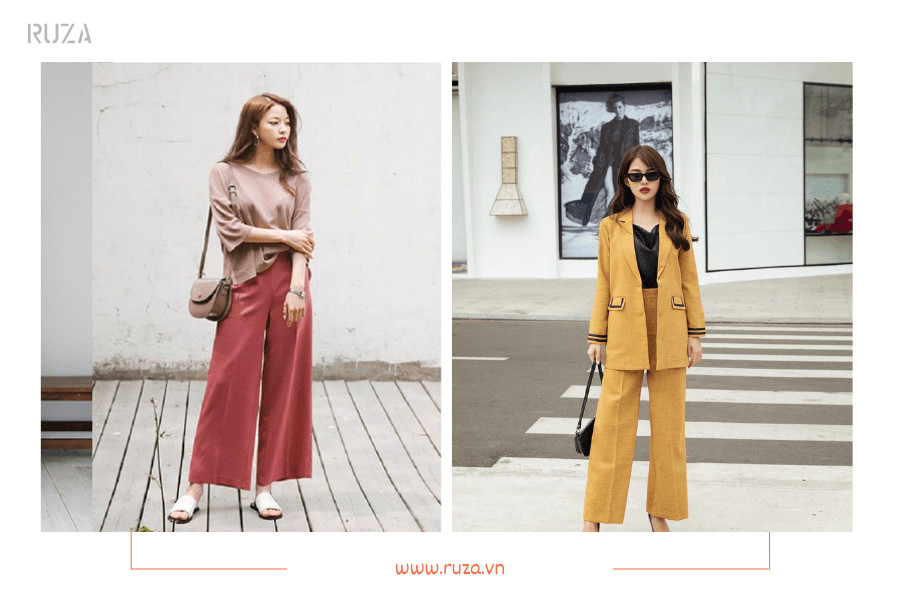 Phối Quần Tây Áo Sơ Mi Lụa - Quần Tây với Blazer