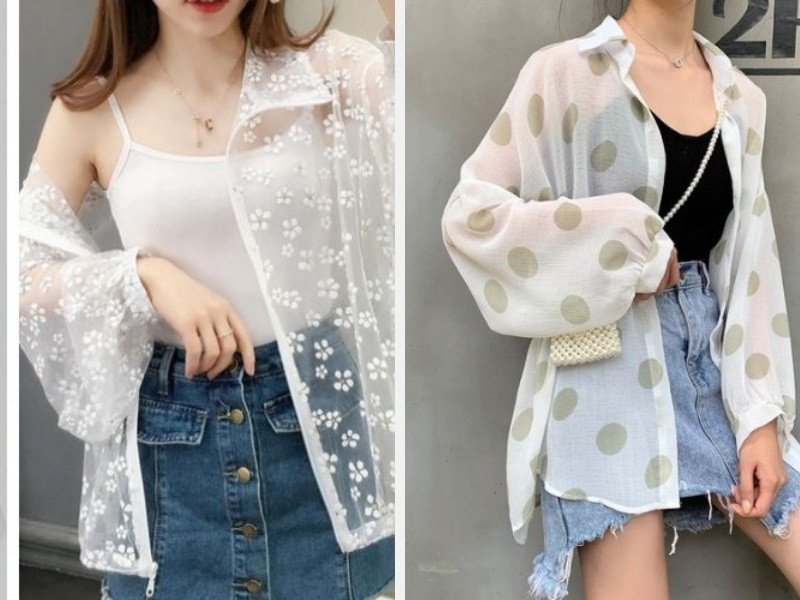 Phối với chân váy xòe và quần short