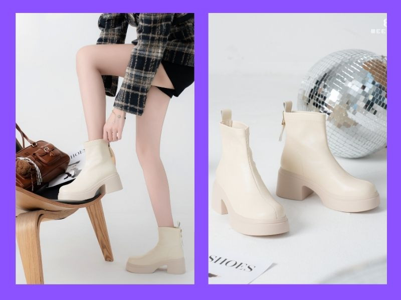 10+ cách phối đồ với boot trắng – kem – be cực xinh cho nàng