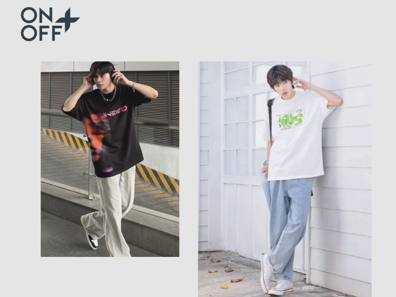 10 mẹo phối đồ với áo thun oversize nam chuẩn fashionista