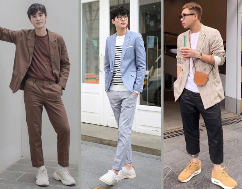 Cách phối quần kaki nam với áo thun cho chàng tự tin, nổi bật