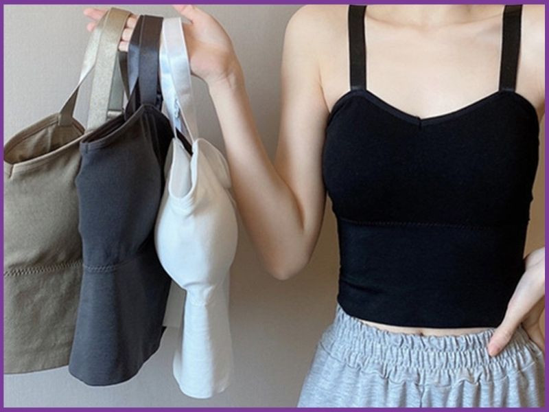 Chị em mặc áo váy có mút ngực có cần mặc áo ngực không?