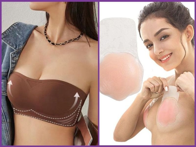 Chị em mặc áo váy có mút ngực có cần mặc áo ngực không?