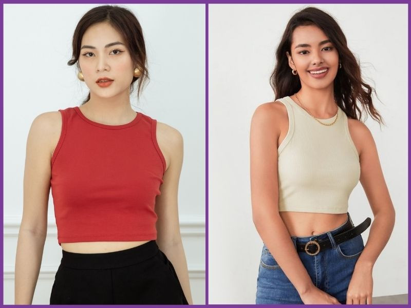 Hướng dẫn nàng cách mặc áo ba lỗ nữ có đệm ngực chuẩn nhất