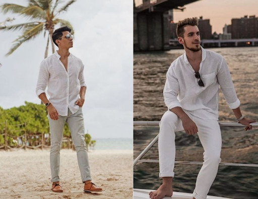 Hướng dẫn phối đồ với áo sơ mi nam cổ tàu chuẩn lịch lãm