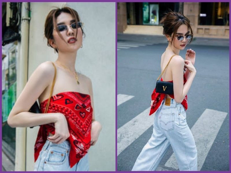 Khăn bandana là gì? Trào lưu mix and match hot trend 2024 – 2025
