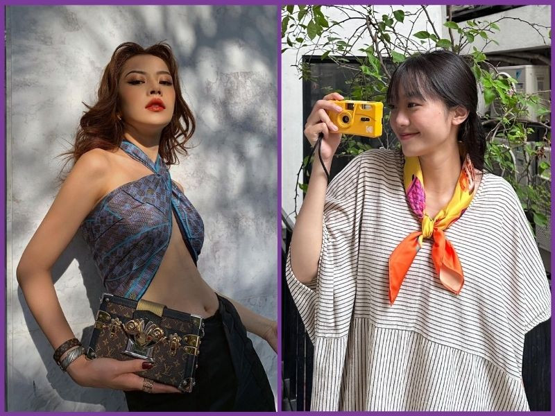 Khăn bandana là gì? Trào lưu mix and match hot trend 2024 – 2025