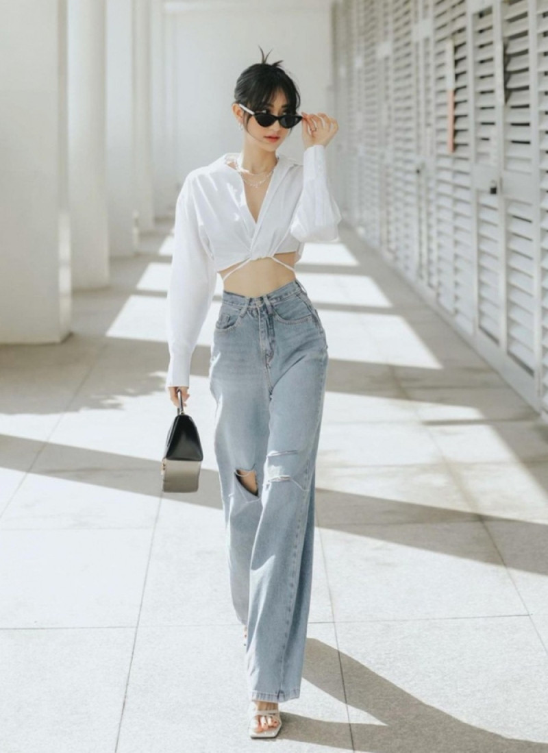 Mẹo phối đồ với quần ống rộng mùa đông cực sành điệu cho nàng
