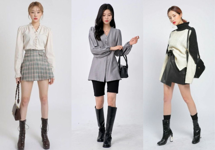 Phối đồ với giày boot nữ: các set đồ hot trend cho mùa đông này