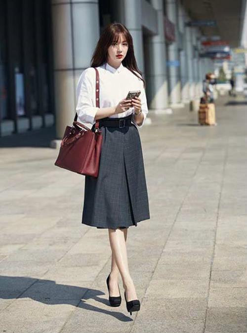 Phối đồ với quần giả váy: mix &amp; match với áo gì đẹp?