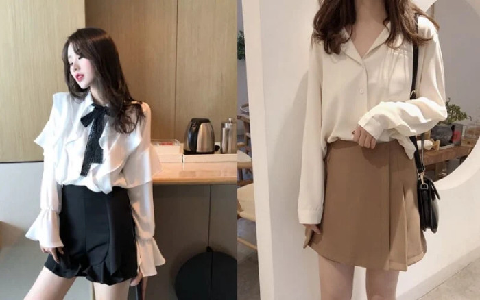 Phối đồ với quần giả váy: mix &amp; match với áo gì đẹp?