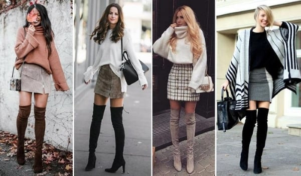 Top 5 cách phối đồ với giày boot nữ cổ cao hot nhất 2022