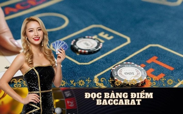 Đọc bảng điểm Baccarat